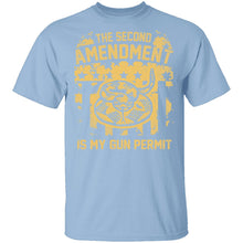 2nd Amendment Gun Permit T-Shirt