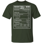 Basketball Mom T-Shirt CustomCat
