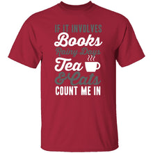 Books Tea & Cats T-Shirt