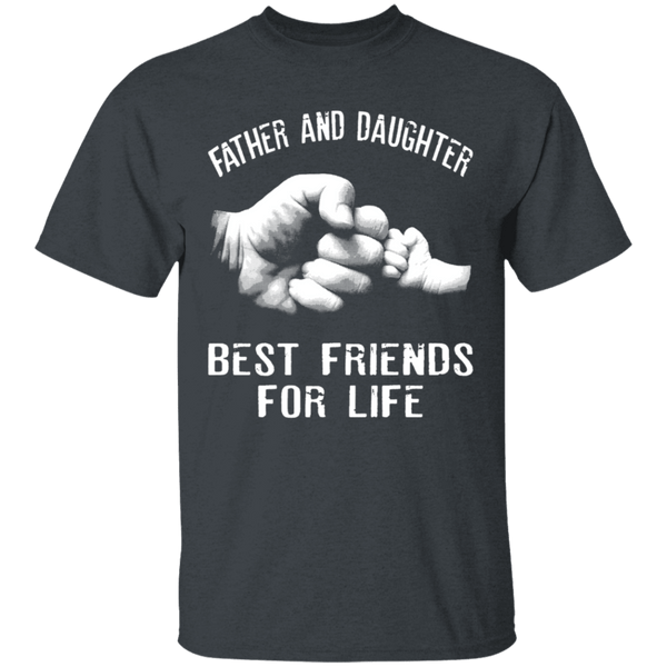 Father and Daughter T-Shirt CustomCat