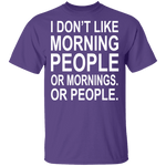 Morning People T-Shirt CustomCat