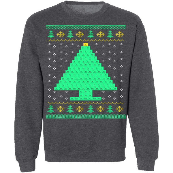 Periodic Table Ugly Christmas Sweater CustomCat