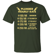 Plumber Hourly Rate T-Shirt