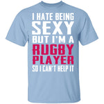 Sexy Rugby Player T-Shirt CustomCat