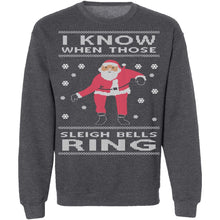 Sleigh Bells Ring Ugly Christmas Sweater