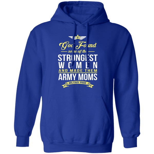 Strongest Women Are Army Moms T-Shirt CustomCat