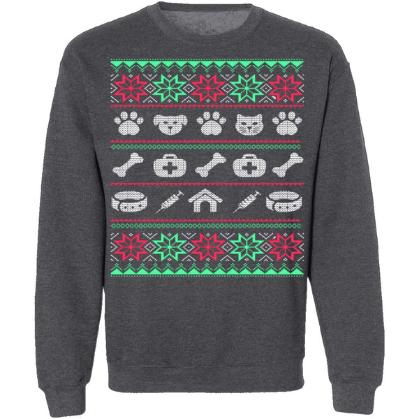 Veterinarian Ugly Christmas Sweater CustomCat