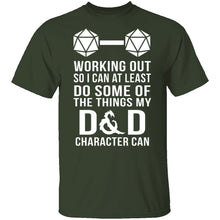Working Out D&D T-Shirt