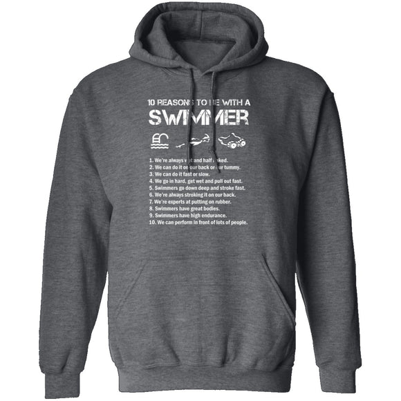 10 Reason to Be With a Swimmer T-Shirt CustomCat