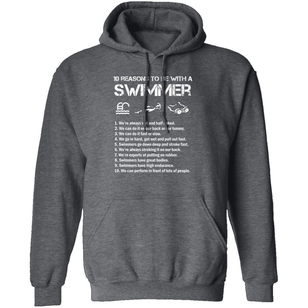 10 Reason to Be With a Swimmer T-Shirt CustomCat