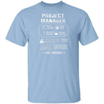 100% Organic Project Manager T-Shirt CustomCat