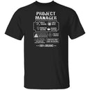 100% Organic Project Manager T-Shirt CustomCat