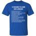 12 Reasons To Learn Sign Language T-Shirt CustomCat