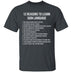 12 Reasons To Learn Sign Language T-Shirt CustomCat