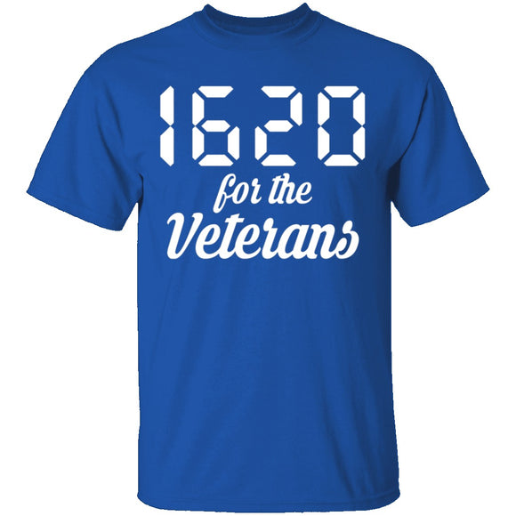 1620 for Veterans T-Shirt CustomCat