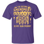 2nd Amendment Gun Permit T-Shirt CustomCat