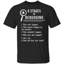 6 Stages Of Debugging T-Shirt