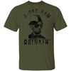 A Bro Ham Drinkin Abe Lincoln T-Shirt CustomCat