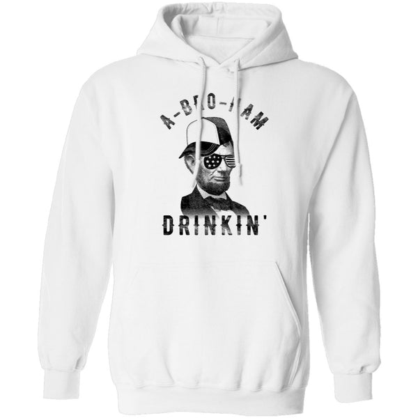 A Bro Ham Drinkin Abe Lincoln T-Shirt CustomCat
