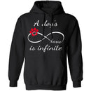 A Dog's Love Is Infinite T-Shirt CustomCat