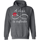 A Dog's Love Is Infinite T-Shirt CustomCat