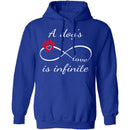 A Dog's Love Is Infinite T-Shirt CustomCat