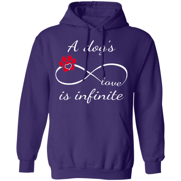 A Dog's Love Is Infinite T-Shirt CustomCat
