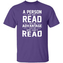 A Person Who Won't Read T-Shirt CustomCat