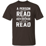 A Person Who Won't Read T-Shirt CustomCat