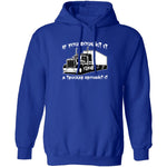 A Trucker Brought It T-Shirt CustomCat
