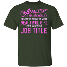 Accountant Job Title T-Shirt