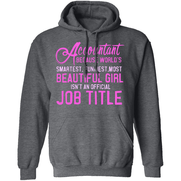 Accountant Job Title T-Shirt CustomCat