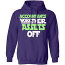 Accountants Work Their Assets Off T-Shirt CustomCat