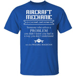 Aircraft Mechanic Definition T-Shirt CustomCat