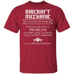 Aircraft Mechanic Definition T-Shirt CustomCat