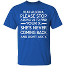 Algebra's X T-Shirt CustomCat
