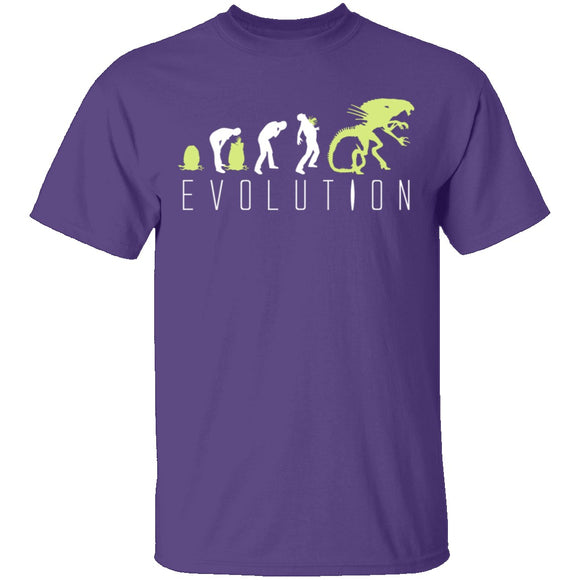 Alien Evolution T-Shirt CustomCat