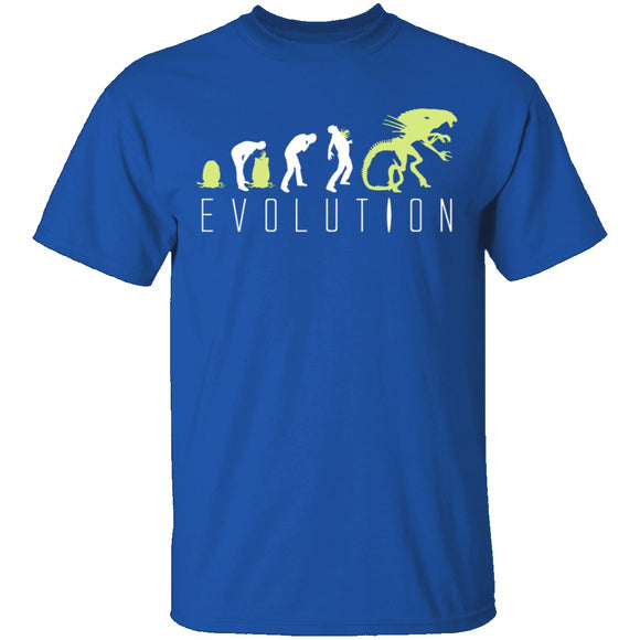 Alien Evolution T-Shirt CustomCat