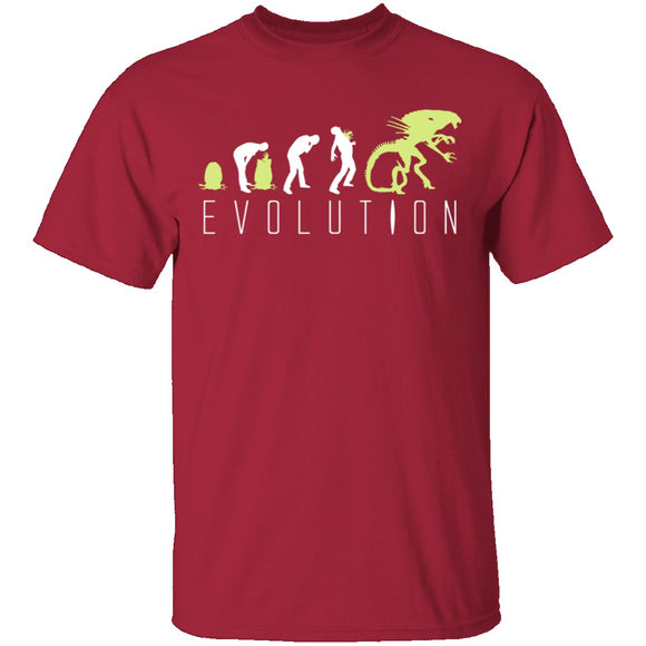 Alien Evolution T-Shirt CustomCat