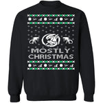 Alien Ugly Christmas Sweater CustomCat