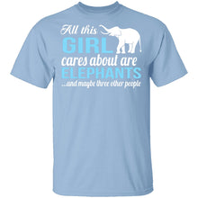 All I Care About Is Elephants T-Shirt