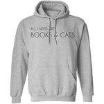 All I Need Books and Cats T-Shirt CustomCat