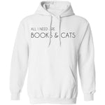 All I Need Books and Cats T-Shirt CustomCat