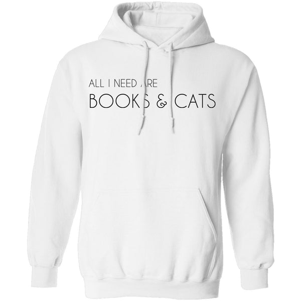 All I Need Books and Cats T-Shirt CustomCat