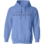 All I Need Books and Cats T-Shirt CustomCat