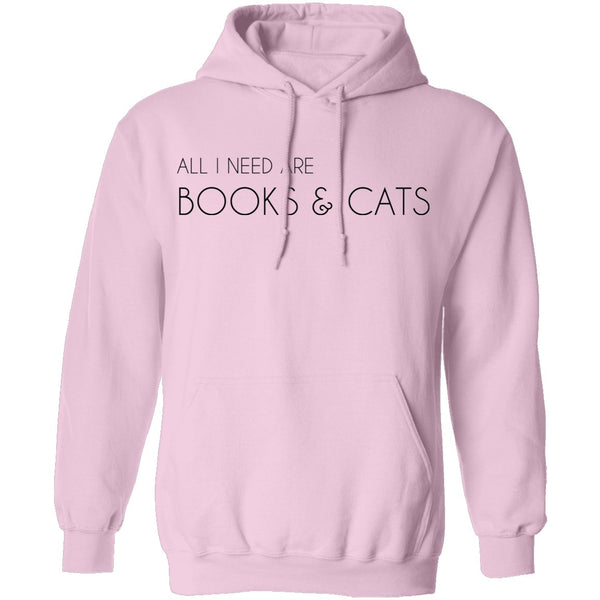 All I Need Books and Cats T-Shirt CustomCat