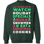 All I Wanna Do Christmas Sweater CustomCat