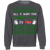 All I Want For Christmas Is More Beer Ugly Christmas Sweater CustomCat