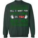 All I Want For Christmas Is More Beer Ugly Christmas Sweater CustomCat