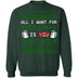 All I Want For Christmas Is More Beer Ugly Christmas Sweater CustomCat